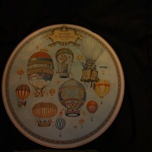 Vintage Wedgwood 200 Years of Ballooning Hot Air Balloon Plate